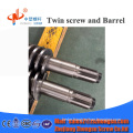 51/105 conical twin double screw barrel for pvc pipe